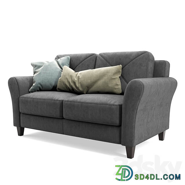 Ibiza 56.3 Flared Arm Loveseat 3D Models