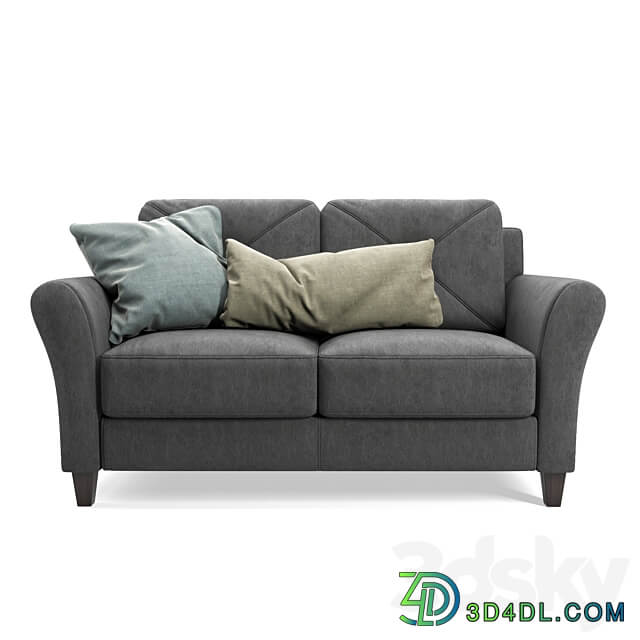 Ibiza 56.3 Flared Arm Loveseat 3D Models