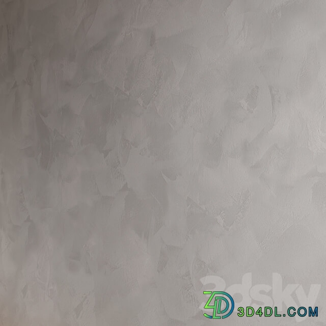 Decorative plaster. Seamless decorative plaster material Stone 3D Models