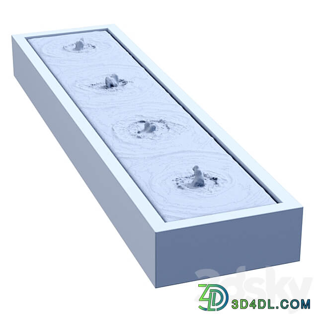 Adezz Aluminum Water Tables Urban environment 3D Models