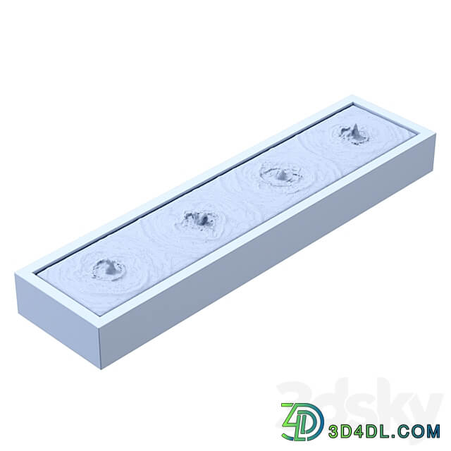 Adezz Aluminum Water Tables Urban environment 3D Models