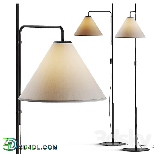 Marset Funiculi Fabric Floor Lamp 3D Models