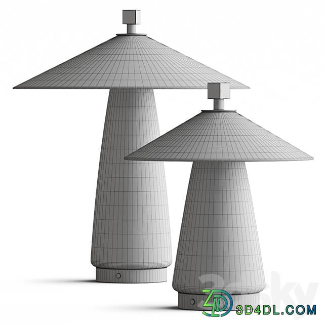 Contardi Asia Table Lamps 3D Models