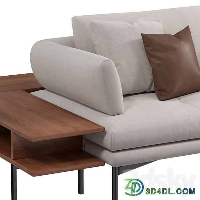Aliante Sofa by bonaldo 3D Models