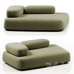 Bubble Rock sofa by Living Divani 3D Models 