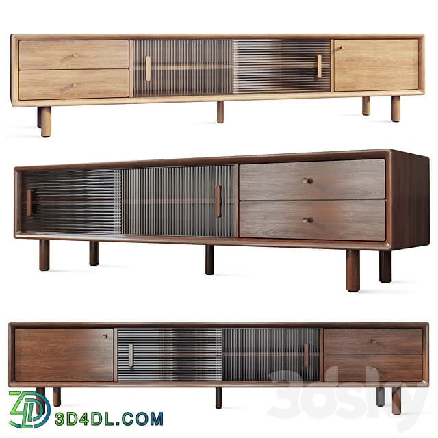 Chest of drawers Tvstand sideboard Mid Century. Decor Diva Sideboard Chest of drawer 3D Models