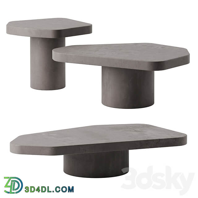 BAO coffee tables by Baxter 3D Models