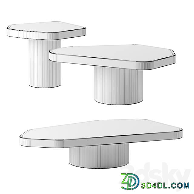 BAO coffee tables by Baxter 3D Models