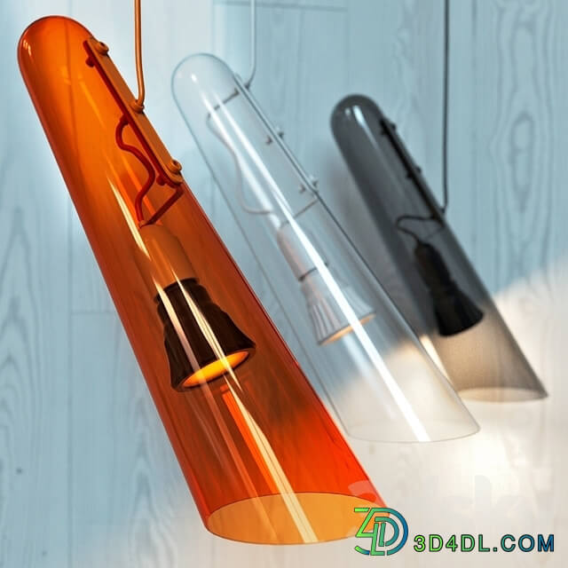 Brokis FLUTES Pendant light 3D Models