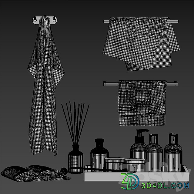 Towels 10 BY KAORI 3D Models
