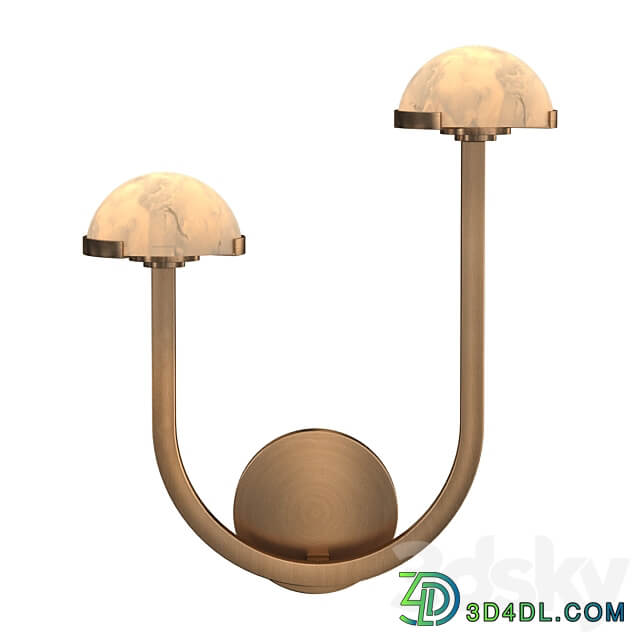 PEDRA DOUBLE SCONCE 3D Models