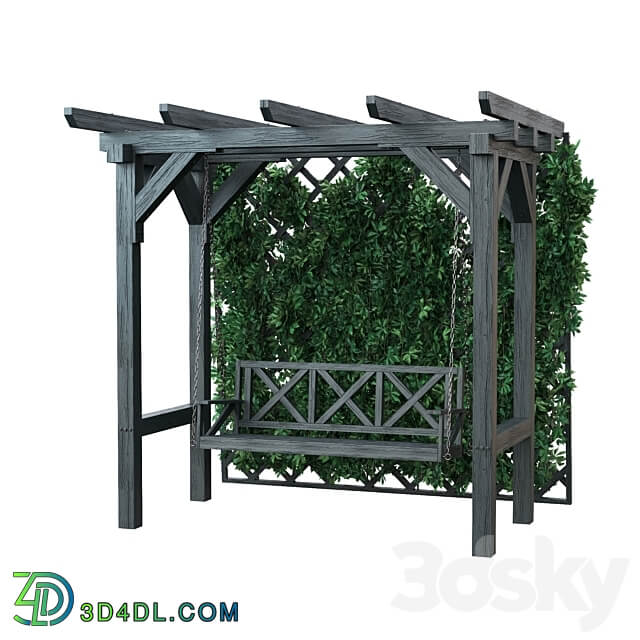 Garden swing Other 3D Models