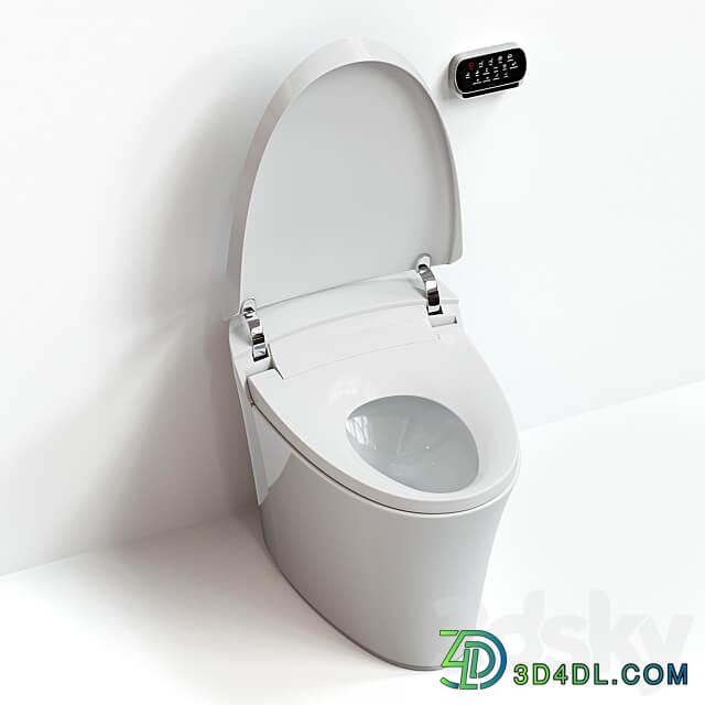 Kohler Veil Comfort Height smart toilet 3D Models