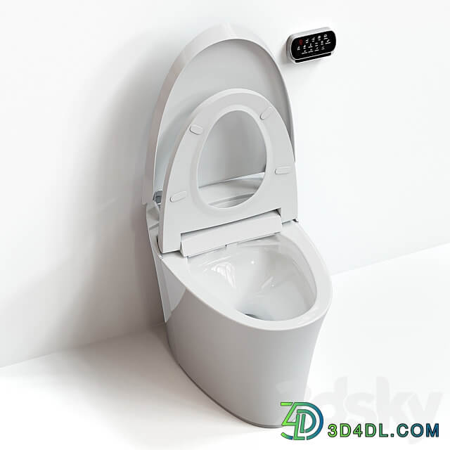 Kohler Veil Comfort Height smart toilet 3D Models