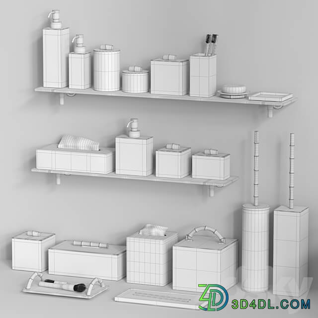 BERTOCCI GUCCIO bathroom accessories 3D Models