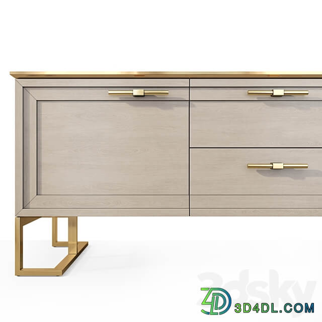 Chest of drawers and bedside table Palmari Dana Sideboard Chest of drawer 3D Models