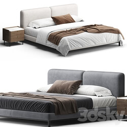 Margot Bed Bed 3D Models 