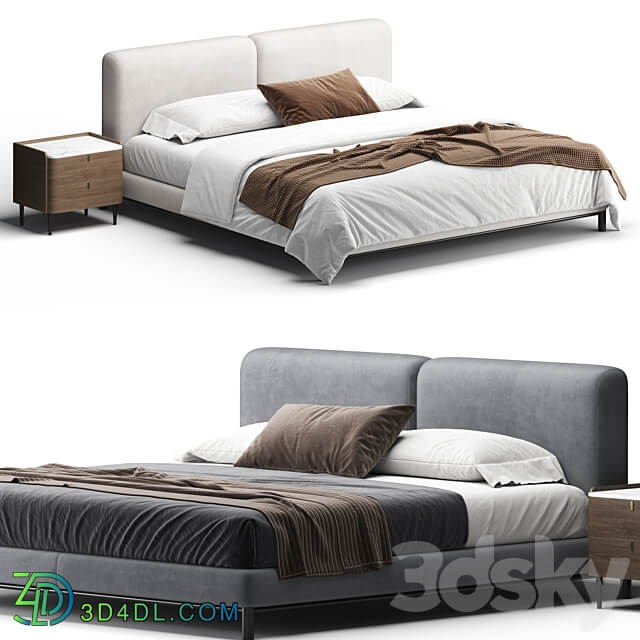 Margot Bed Bed 3D Models