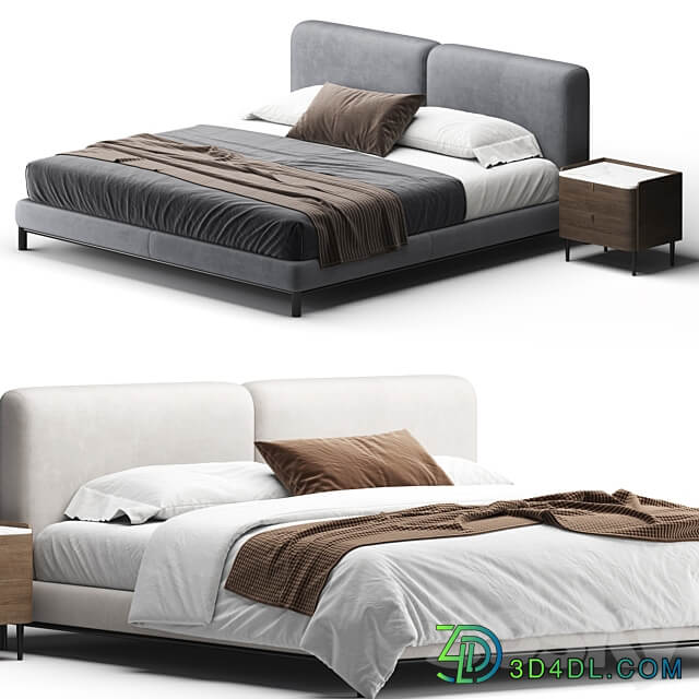 Margot Bed Bed 3D Models