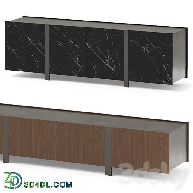 Ditre Italia Beam Sideboard Table Sideboard Chest of drawer 3D Models