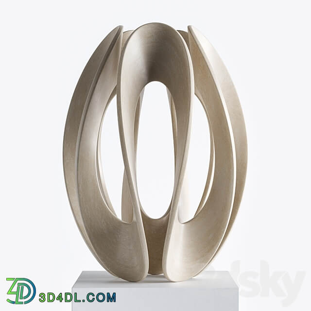 Abstract sculpture by Gianpietro Carlesso 3D Models