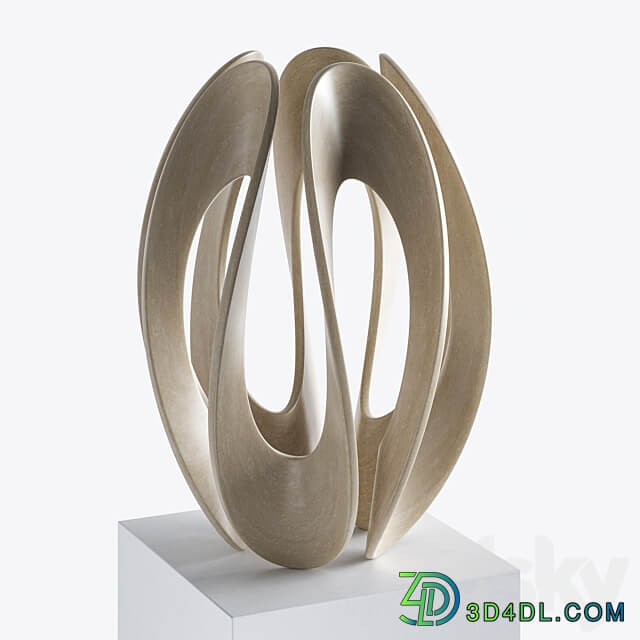 Abstract sculpture by Gianpietro Carlesso 3D Models