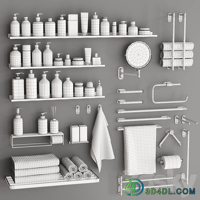 Bathroom Accessories 59 3D Models