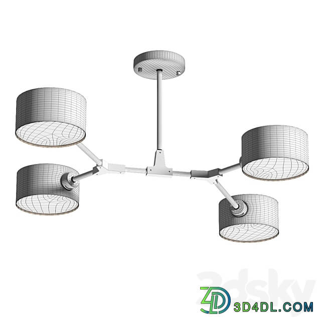 Evoluce Gimento SLE183702 04 Pendant light 3D Models