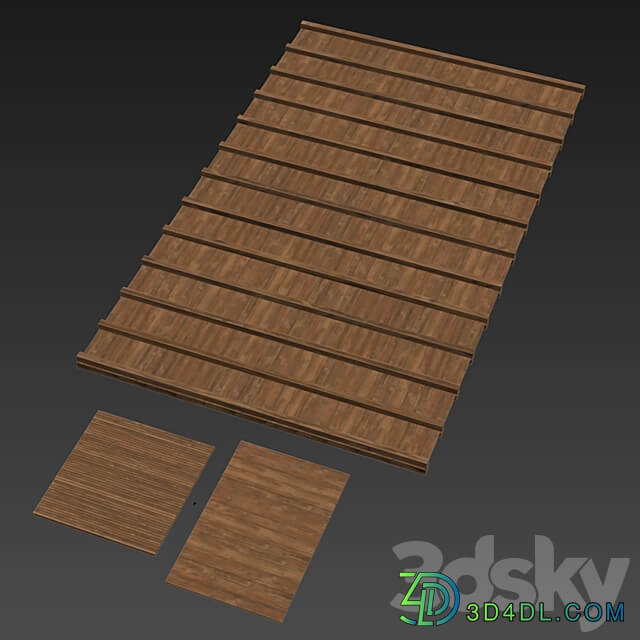 Beam decor wall n3 Beam decor 3D Models