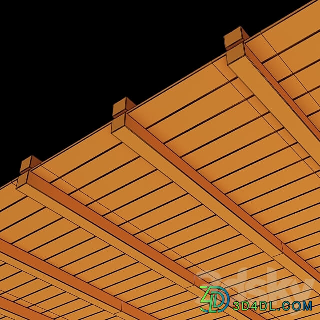 Beam decor wall n3 Beam decor 3D Models