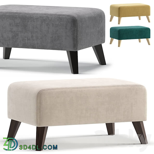 Pouffe Newbury 4 Colors Version divan.ru Пуф Ньюбери диван.ру 3D Models