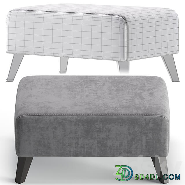 Pouffe Newbury 4 Colors Version divan.ru Пуф Ньюбери диван.ру 3D Models