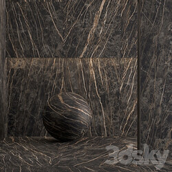 Porcelain tile Laminam Noir Desire. 3000x1000 mm. 3D Models 