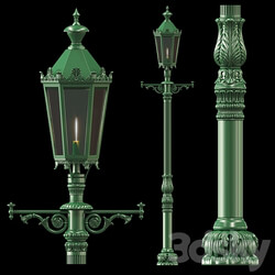 lamp post 3D Models 