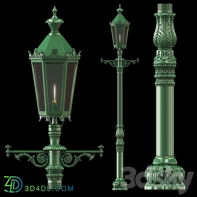 lamp post 3D Models