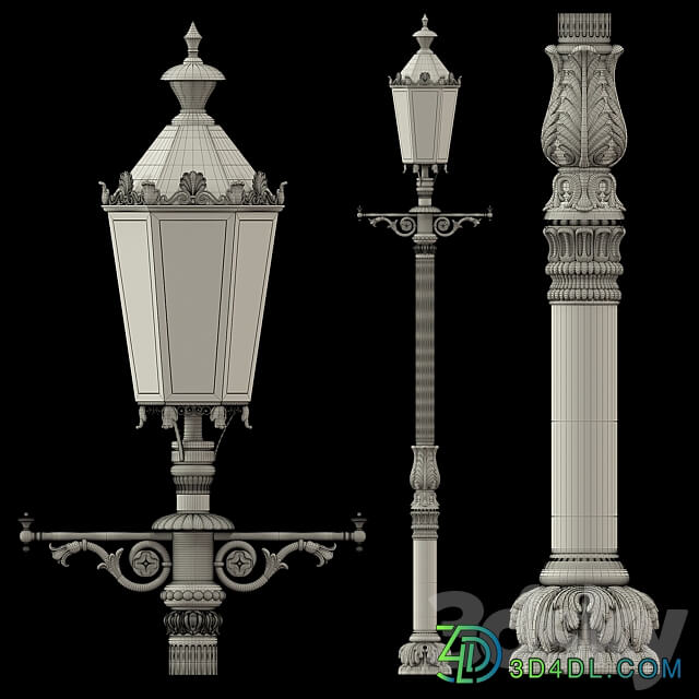 lamp post 3D Models