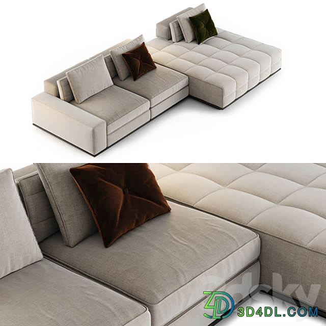 Minotti Lawrence Sofa 7 3D Models