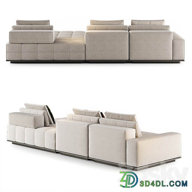 Minotti Lawrence Sofa 7 3D Models