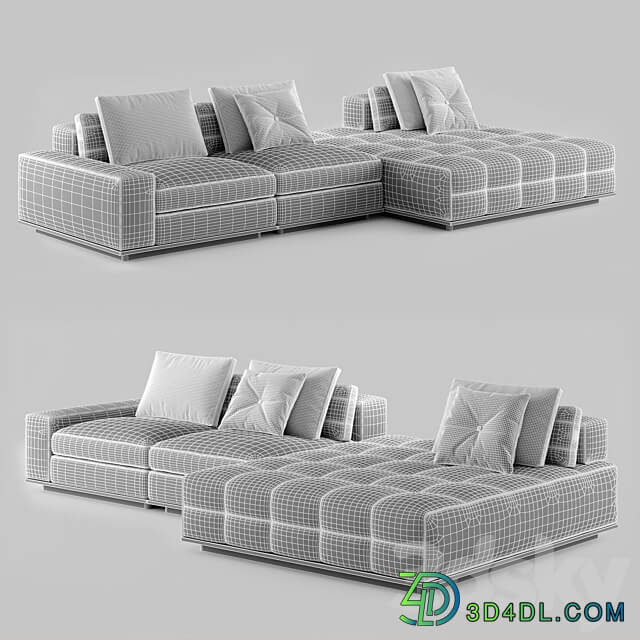 Minotti Lawrence Sofa 7 3D Models