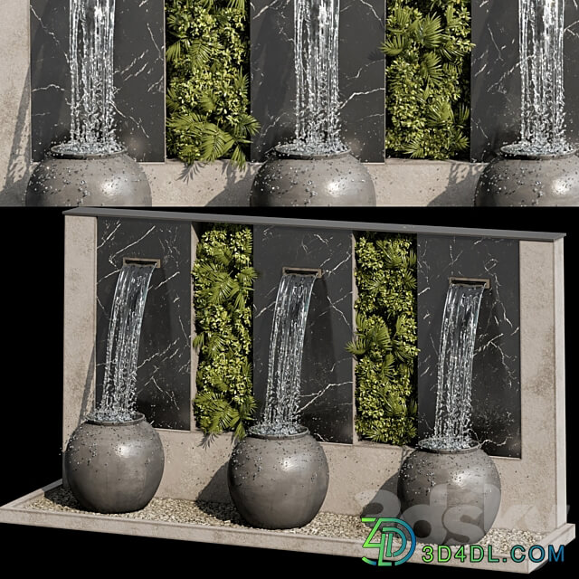 Waterfall fountains cascade 20 Other 3D Models