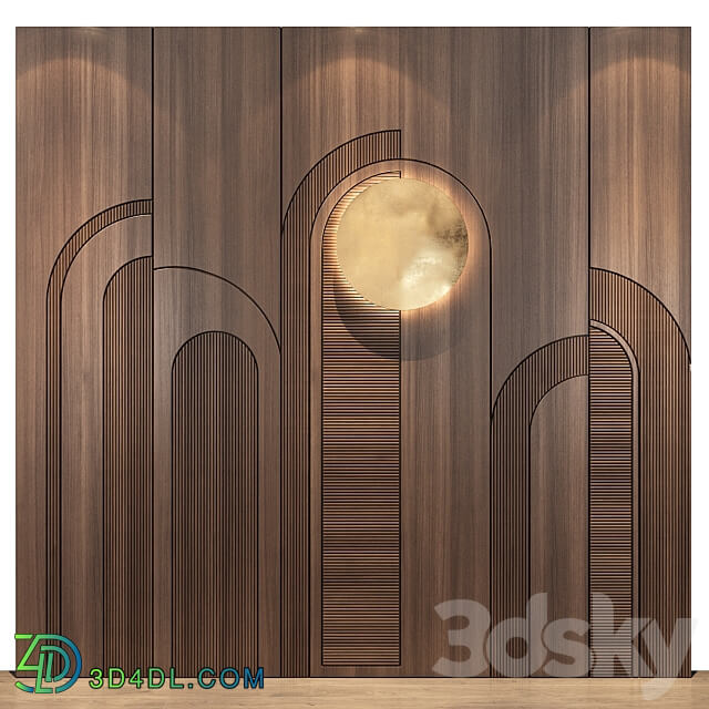 wall panels set 125 3D Models