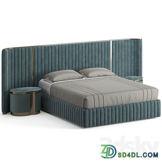 Visionnaire Leonardo Bed Bed 3D Models