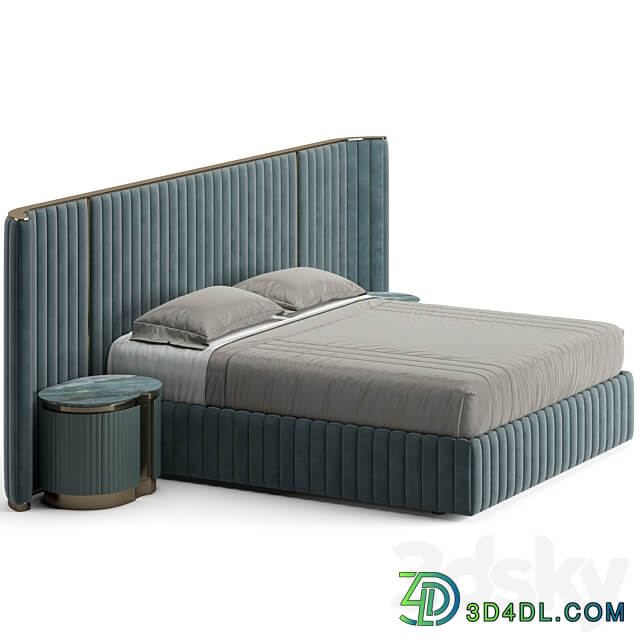 Visionnaire Leonardo Bed Bed 3D Models