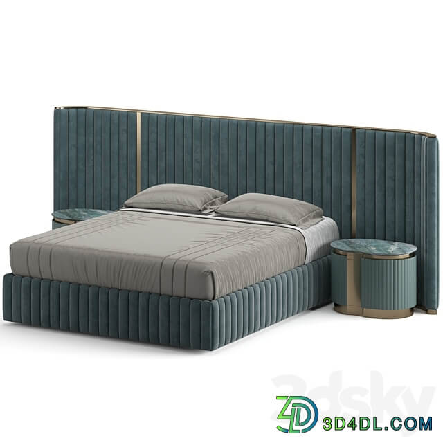 Visionnaire Leonardo Bed Bed 3D Models