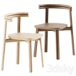 Twill Chair by DesignByThem Wooden chair 3D Models 