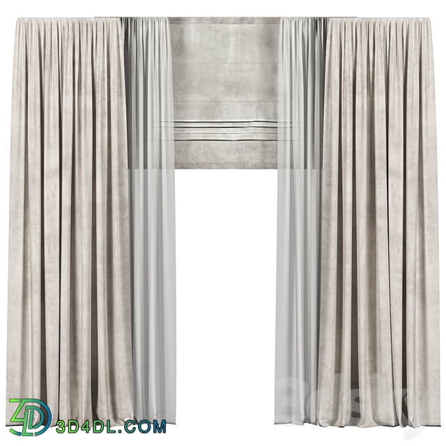 Curtains 3D Models