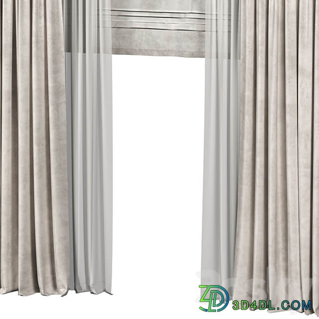 Curtains 3D Models