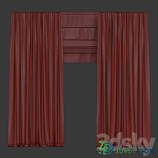 Curtains 3D Models