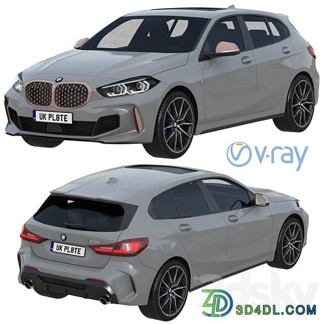 BMW M135i 2022 3D Models