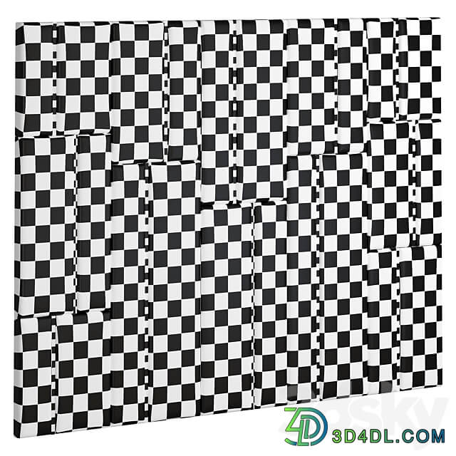 Decorative wall panel 12 3D Models